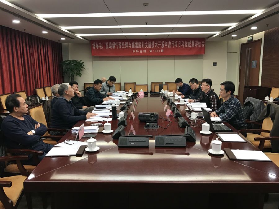 燃煤电厂脱碳烟气预处理与捕集溶剂关键技术开发与应用项目通过科技成果评价.jpg